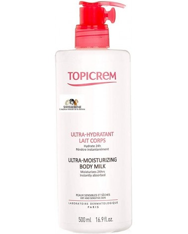 Topicrem Ultra Hydratant Lait Corps 500 ml