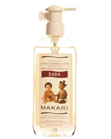Makari Soins bébé avec douceur huile d'amande douce 250ml Makari S