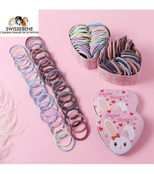 CHOUCHOU, bandeau bandes de caoutchouc enfants cheveux accessoires élastique pour queue de cheval